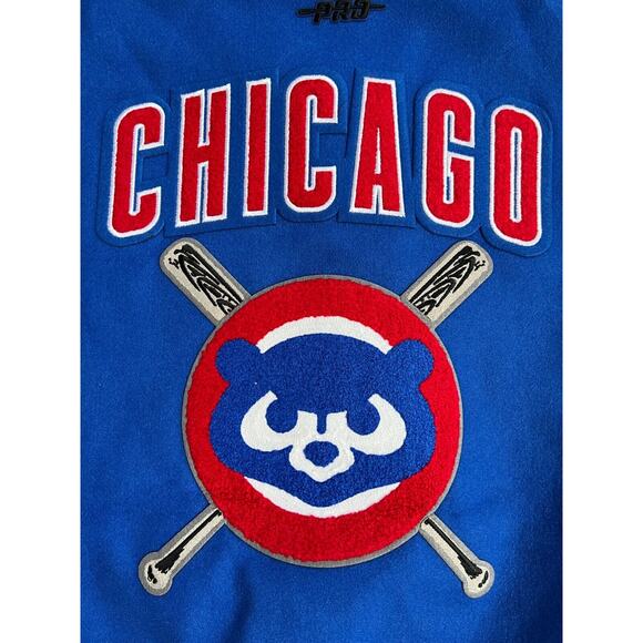Pro Standard MLB Chicago Cubs Mashup Wool Women's Varsity Jacket Size XL - Picture 6 of 16